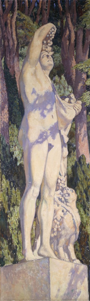 Bachus, ok. 1920-1924 (olej na płótnie) autorstwa Théo van Rysselberghe