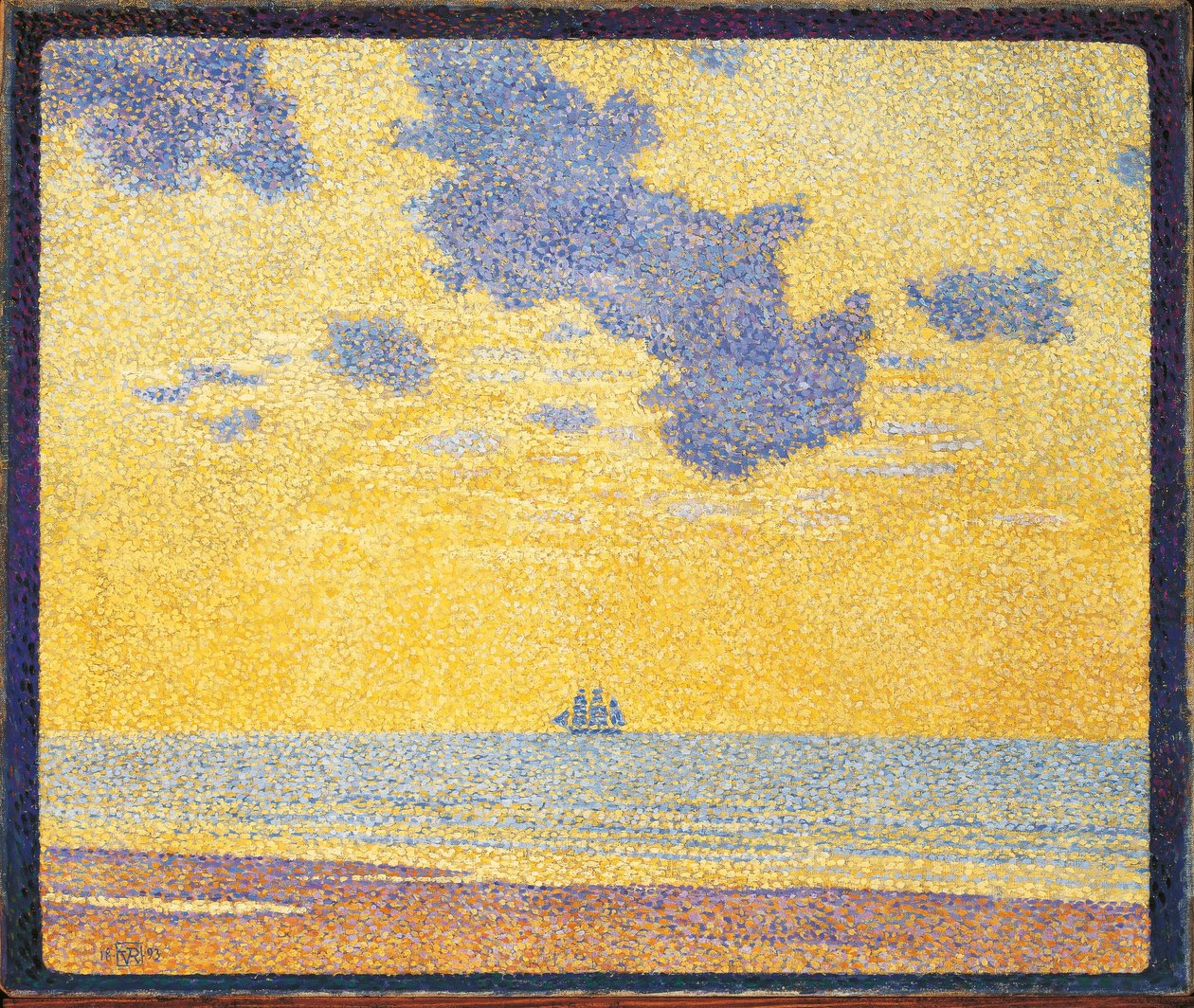 Wielkie chmury autorstwa Théo van Rysselberghe