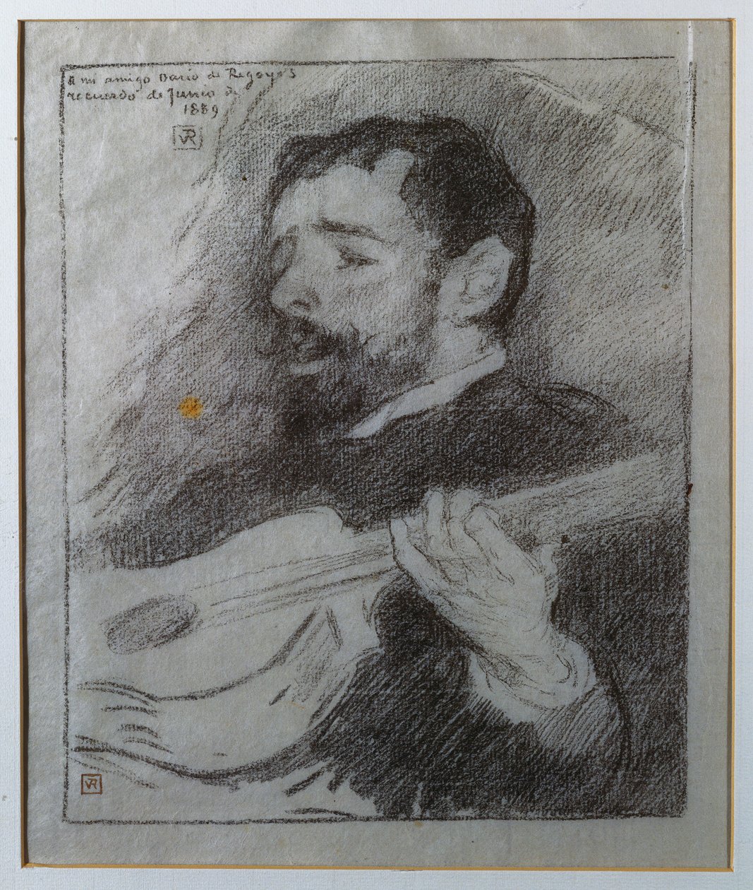 Gitarzysta autorstwa Théo van Rysselberghe