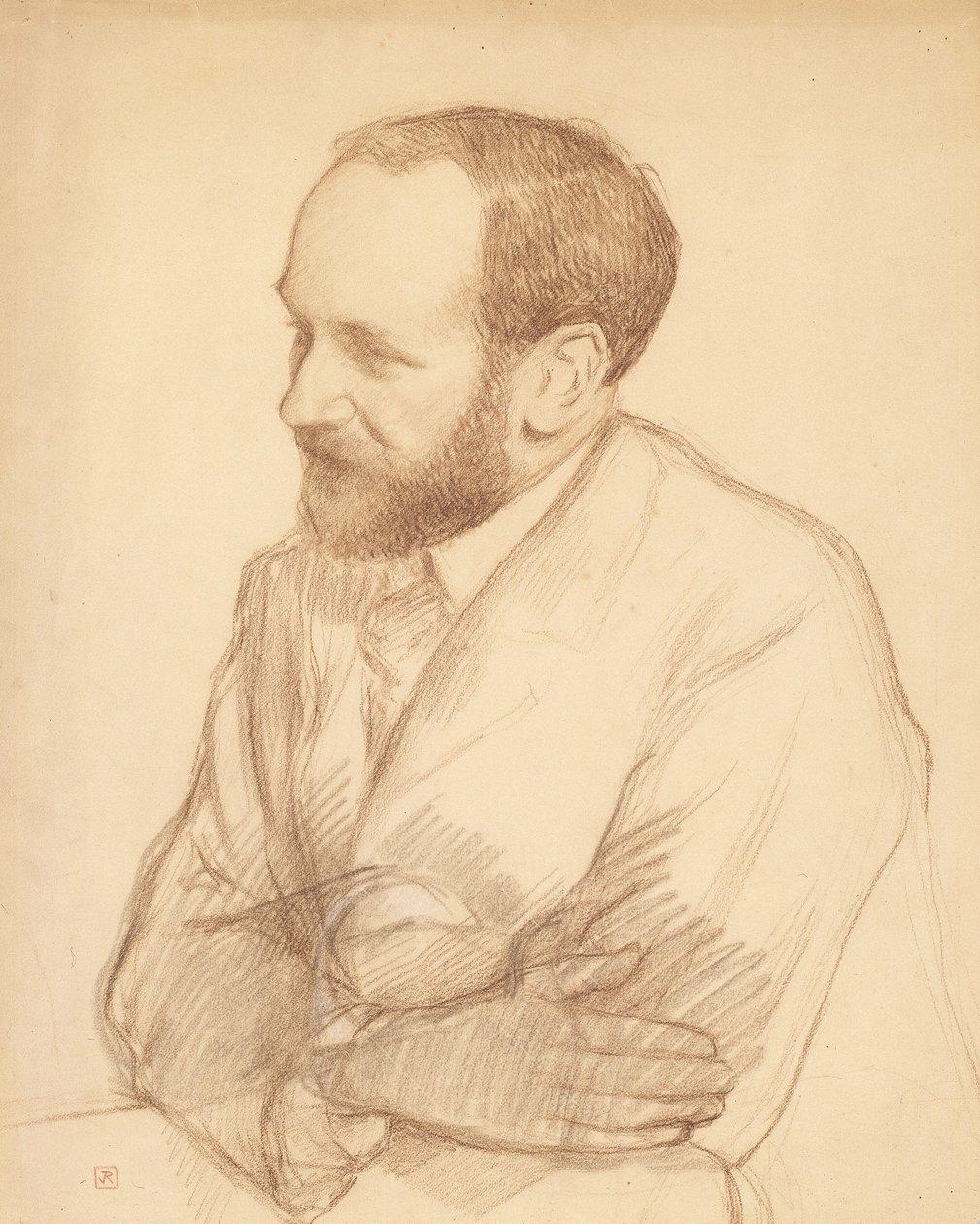 Portret Henri Ghéona autorstwa Théo van Rysselberghe