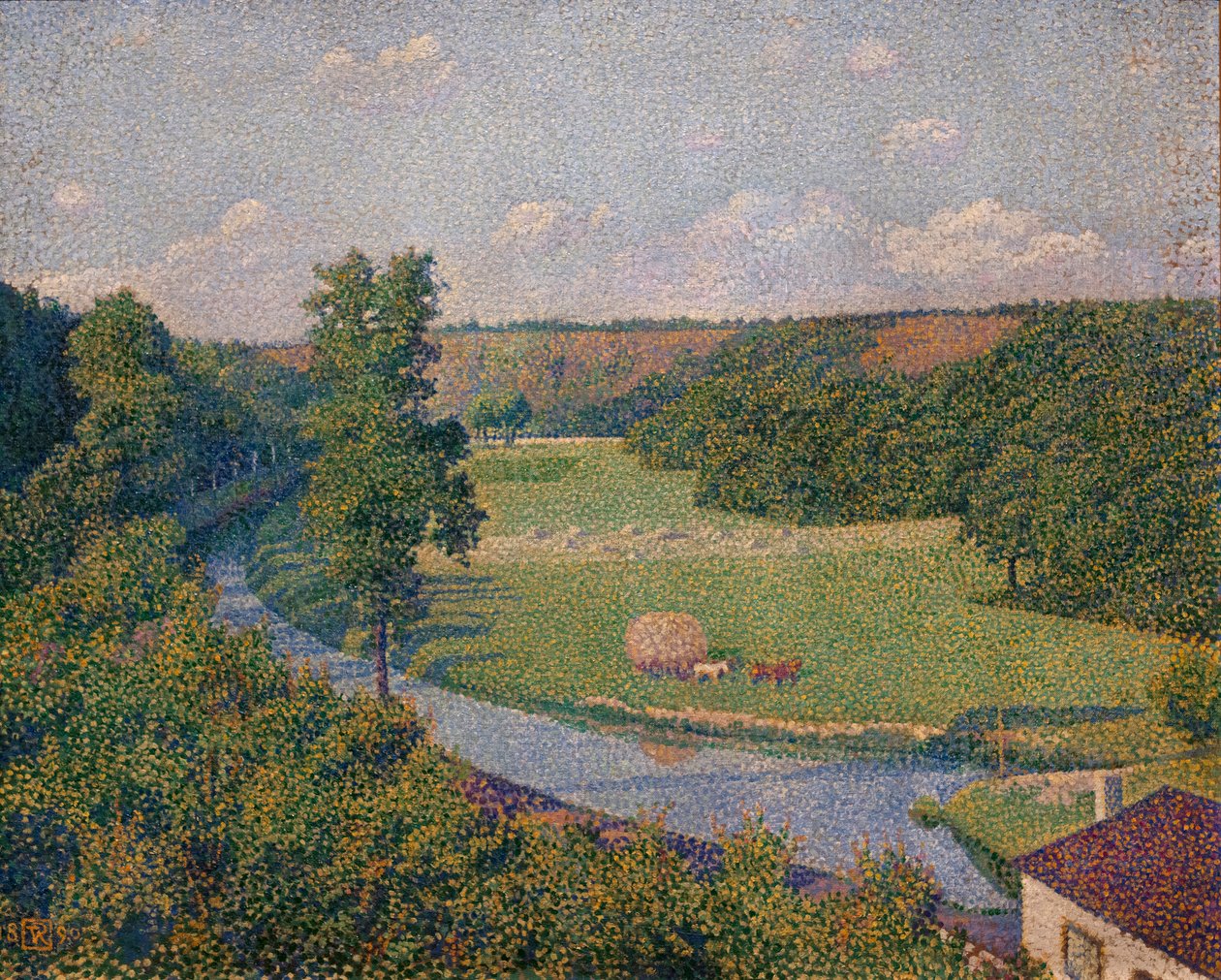 Dolina Sambera autorstwa Théo van Rysselberghe