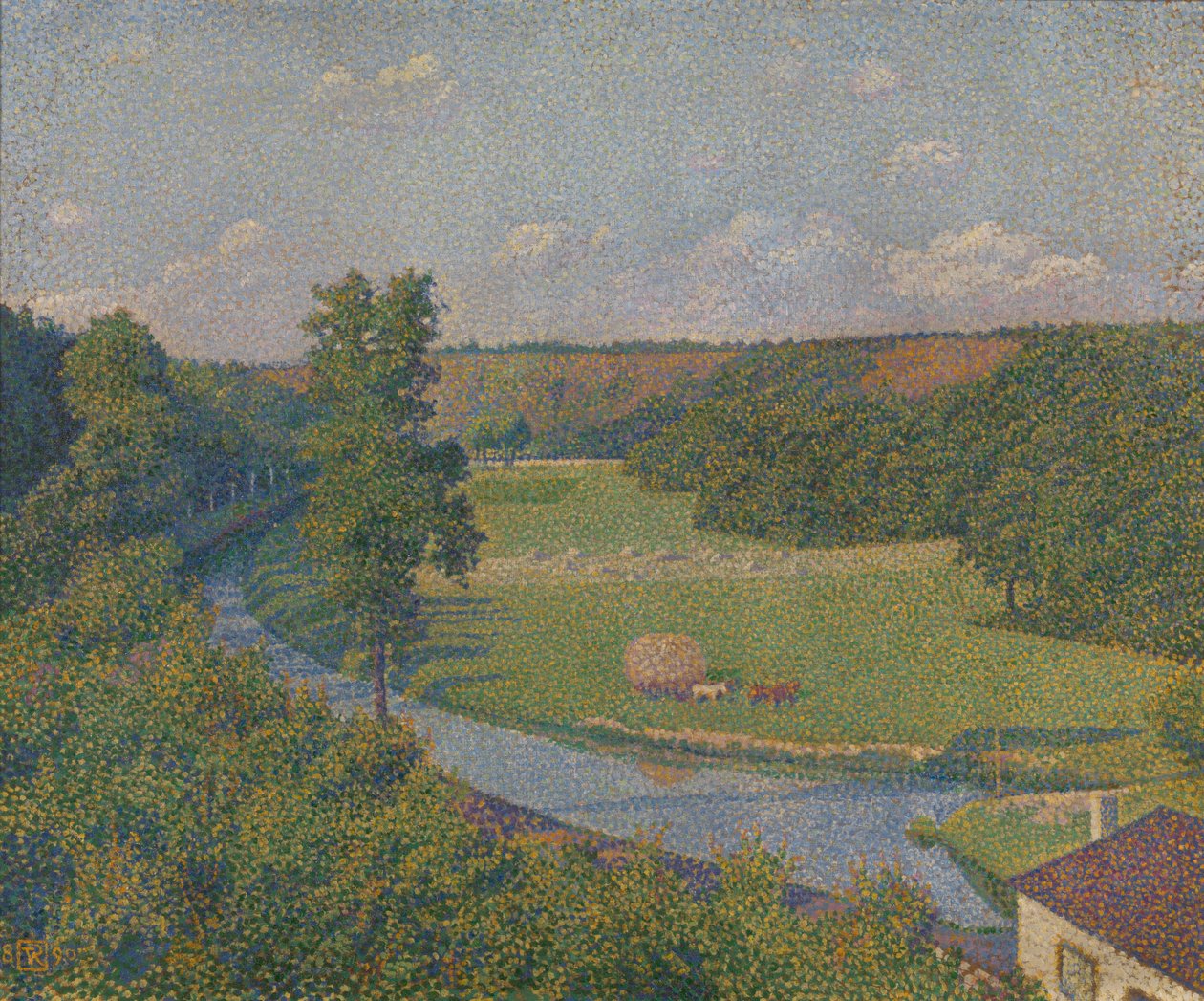 Dolina Sambre autorstwa Theo van Rysselberghe