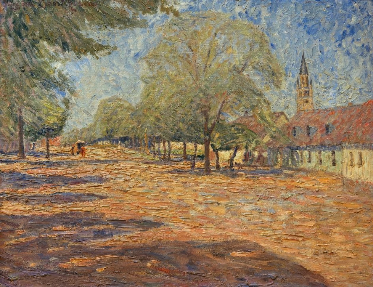 Markische Dorfstrasse autorstwa Theo von Brockhusen