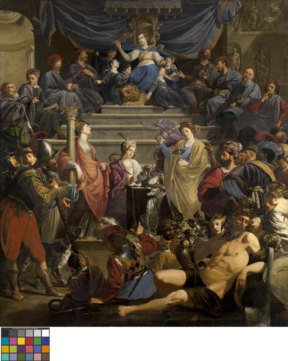 Alegoria drugiej ławy radnych "Gedele autorstwa Theodoor Rombouts