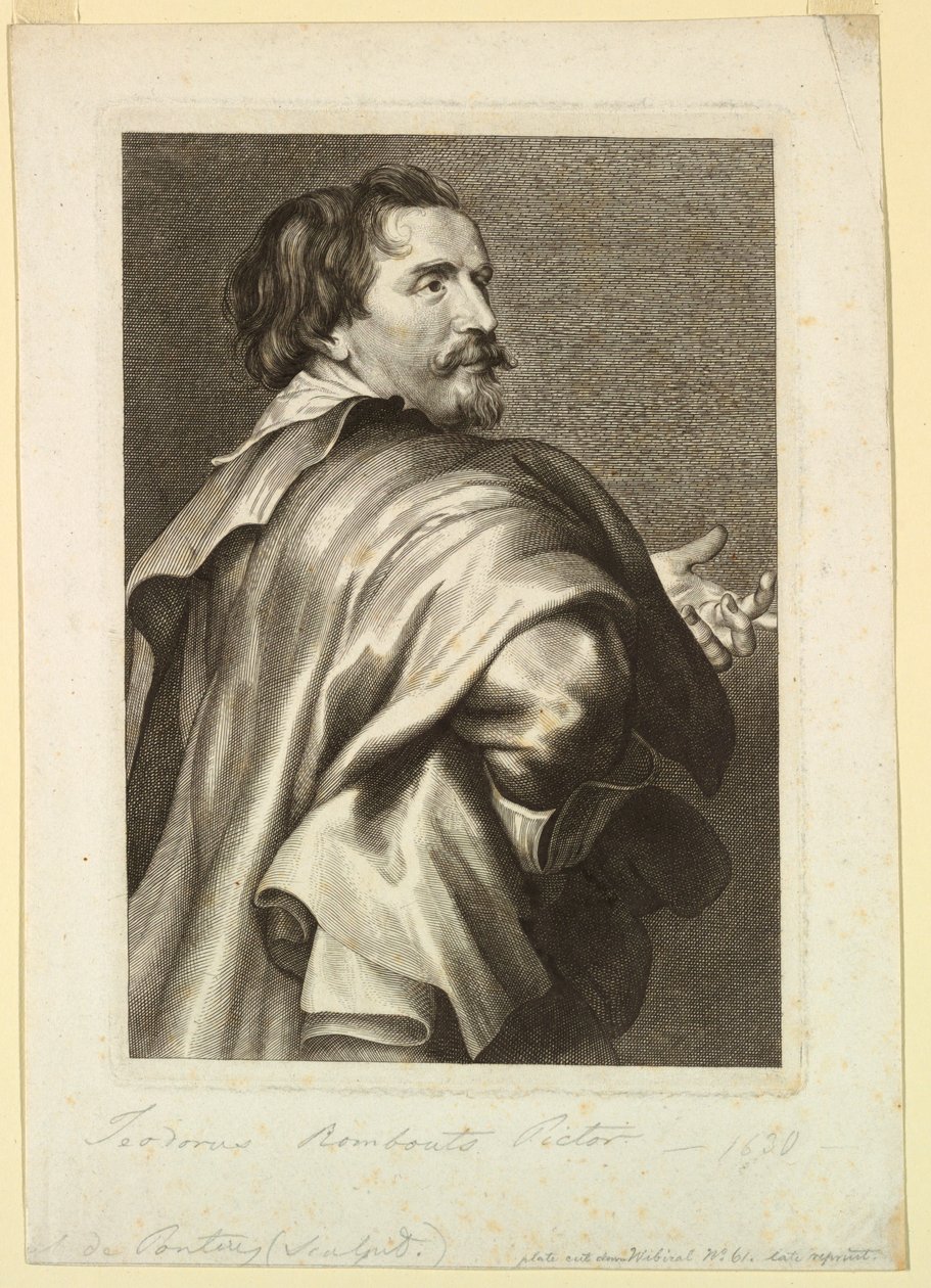 Portret Teodora Rombouts autorstwa Theodoor Rombouts
