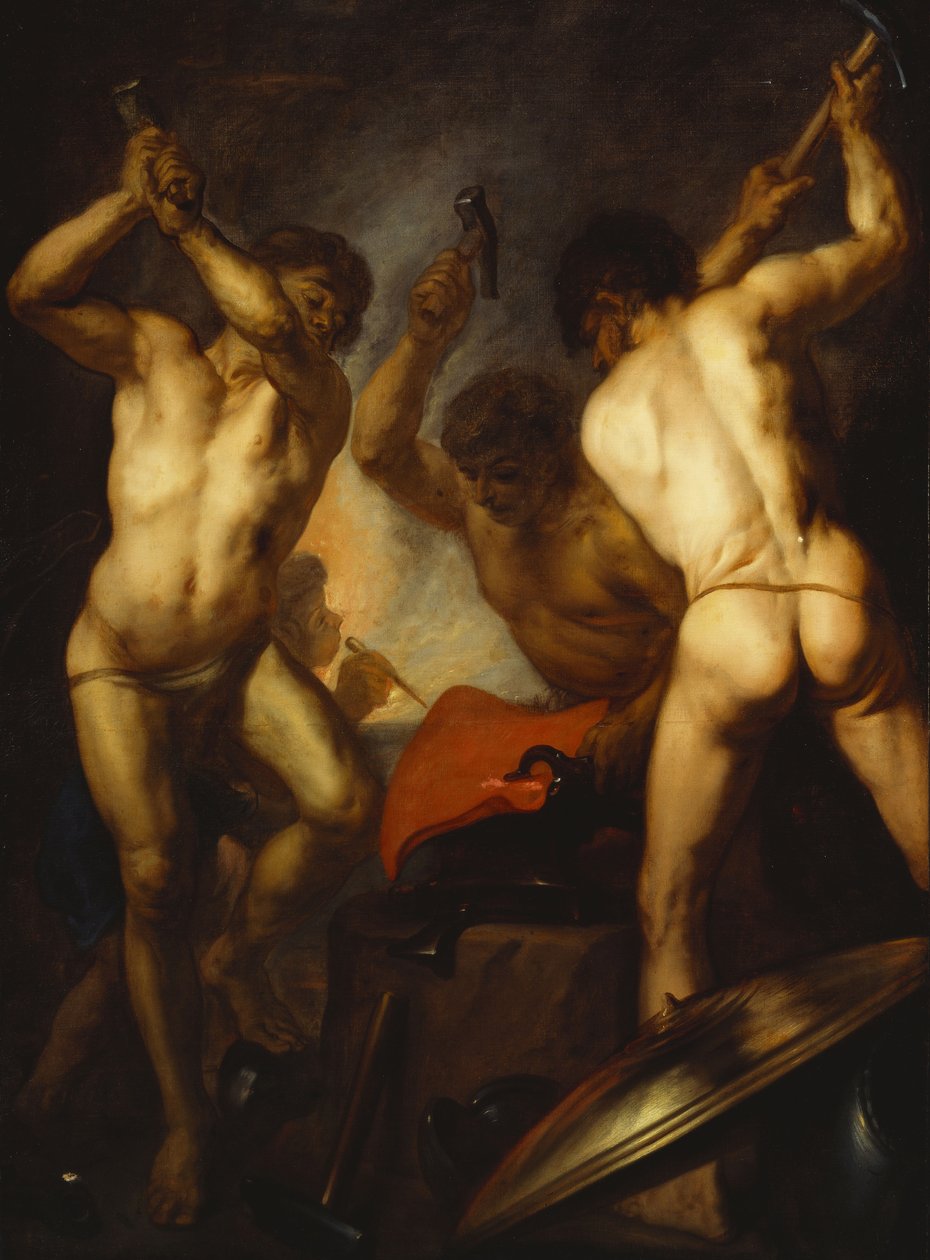 Kuźnia Wulkanów autorstwa Theodoor van Thulden