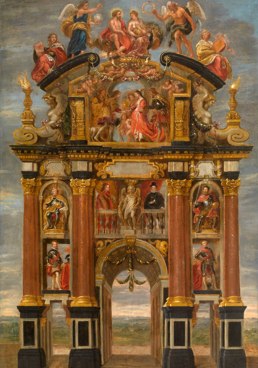Triumphbogen von König Philipp IV. von Spanien autorstwa Theodoor van Thulden