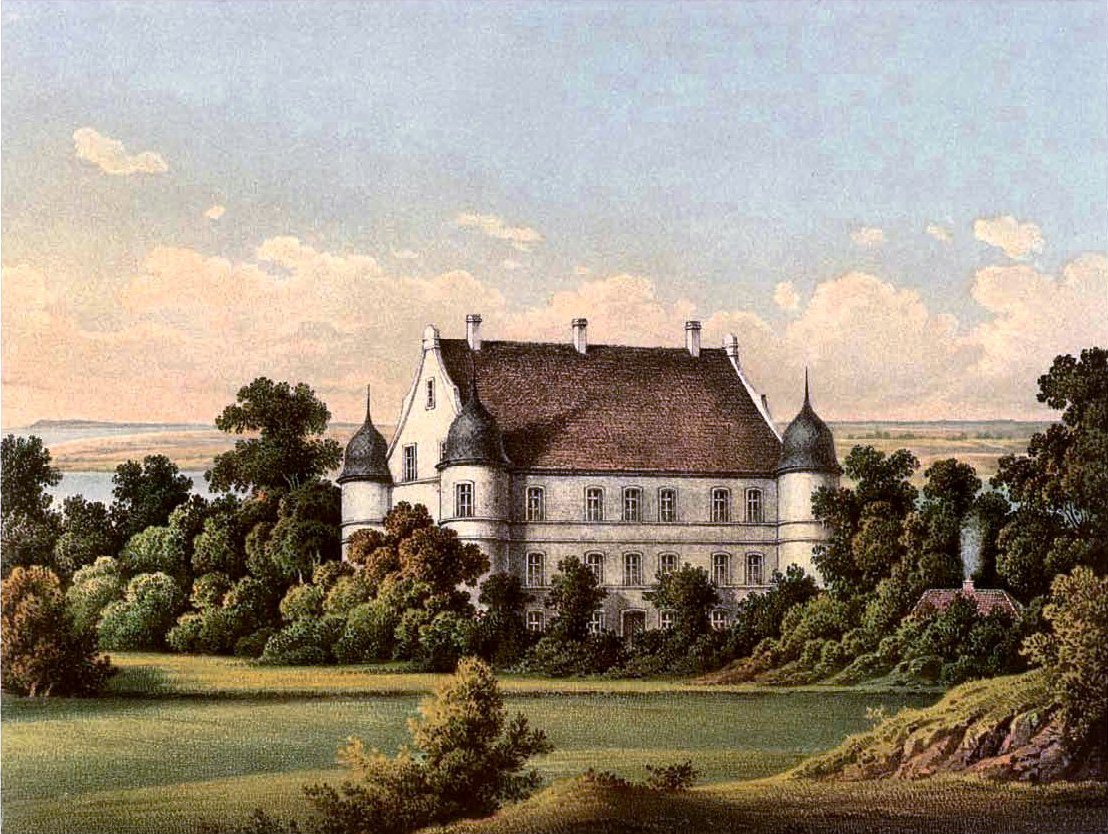 Zamek Spyker na Rugii autorstwa Theodor Albert