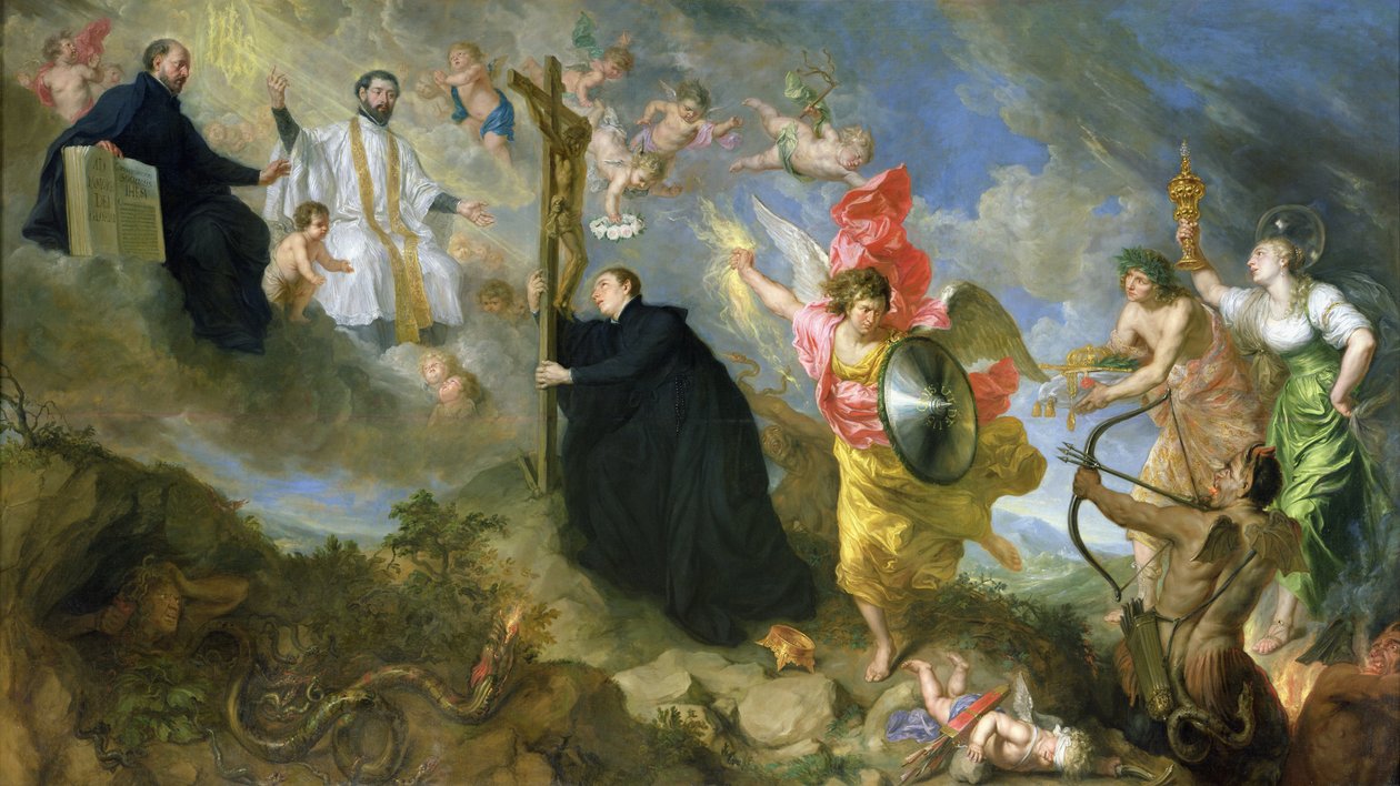 Śluby św. Alojzego z Gonzaga autorstwa Theodor Boeyermans