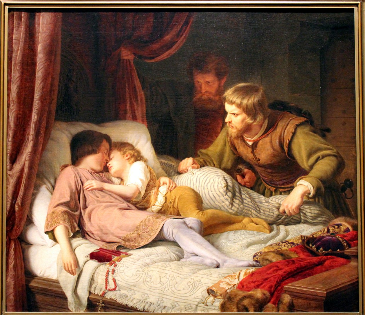 Morderstwo synów Edwarda IV autorstwa Theodor Hildebrandt
