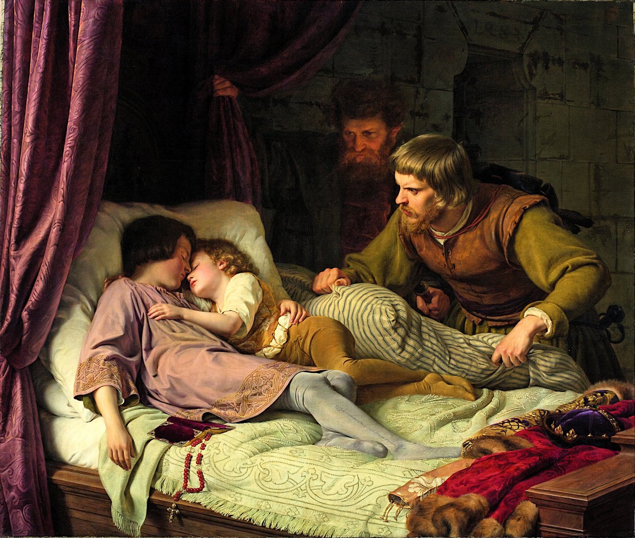 Morderstwo synów Edwarda IV autorstwa Theodor Hildebrandt