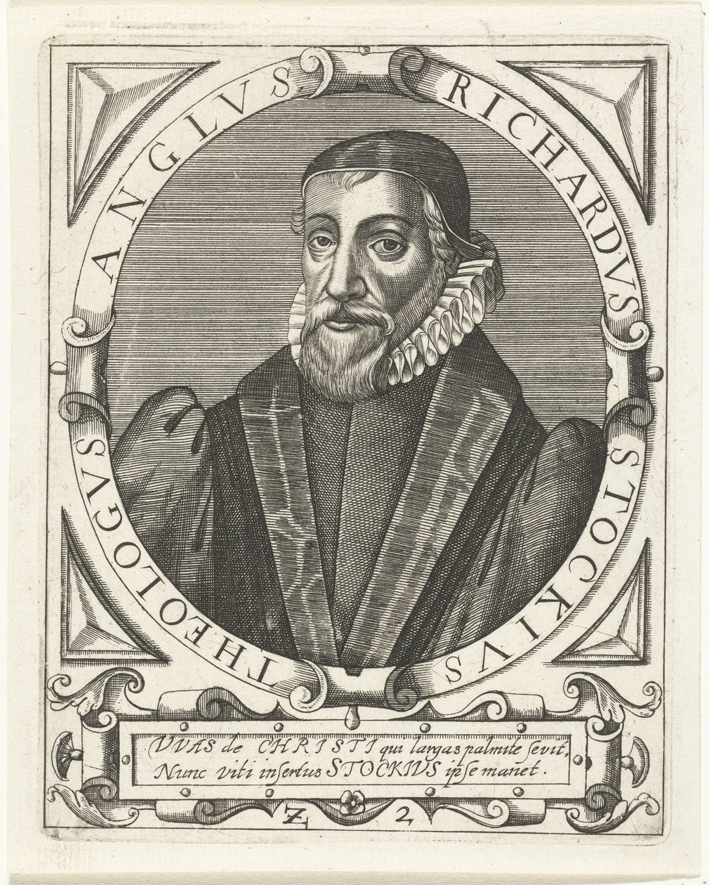 Portret Richarda Stocka autorstwa Theodore de Bry