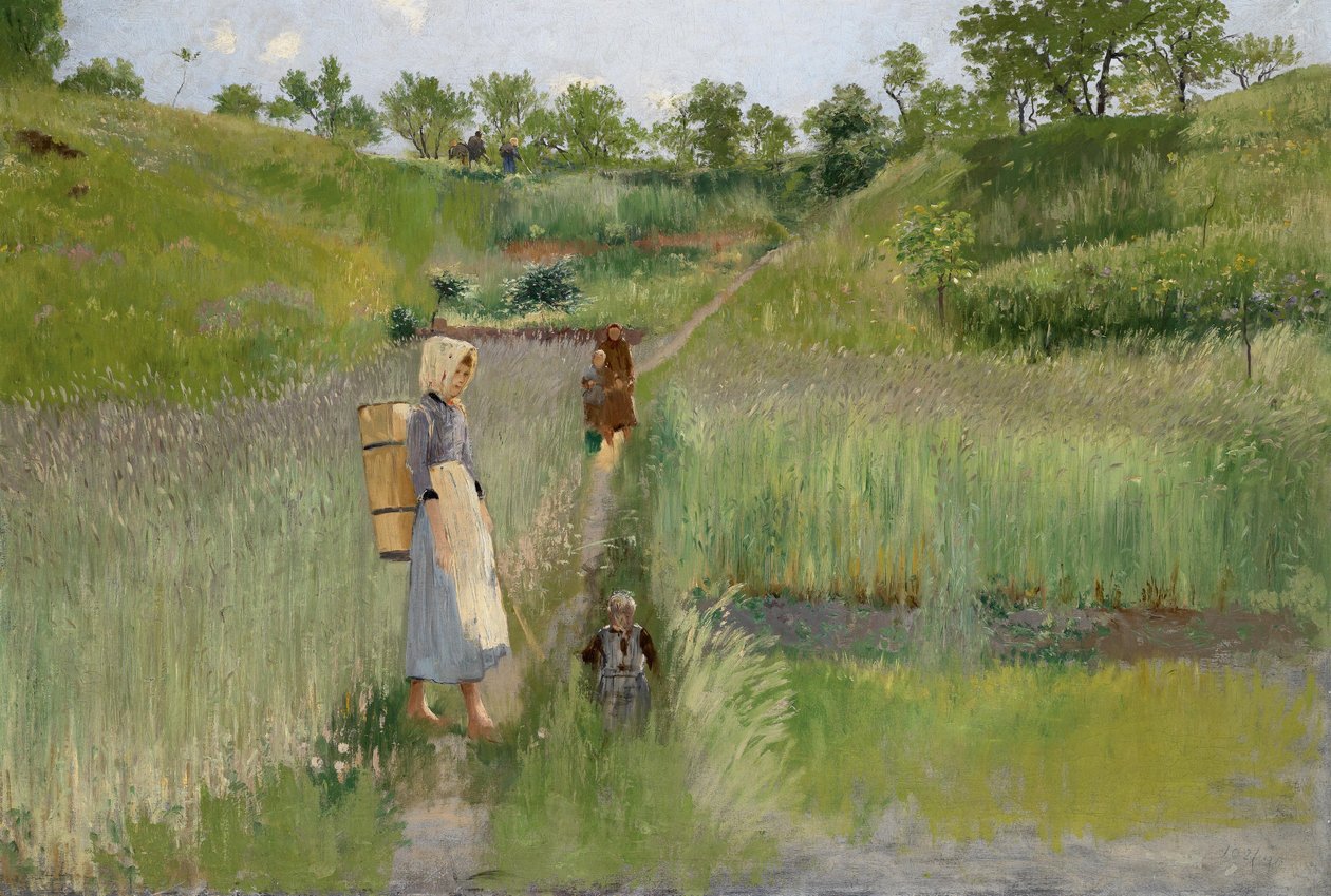 Letni dzień w Samois autorstwa Theodor von Hormann