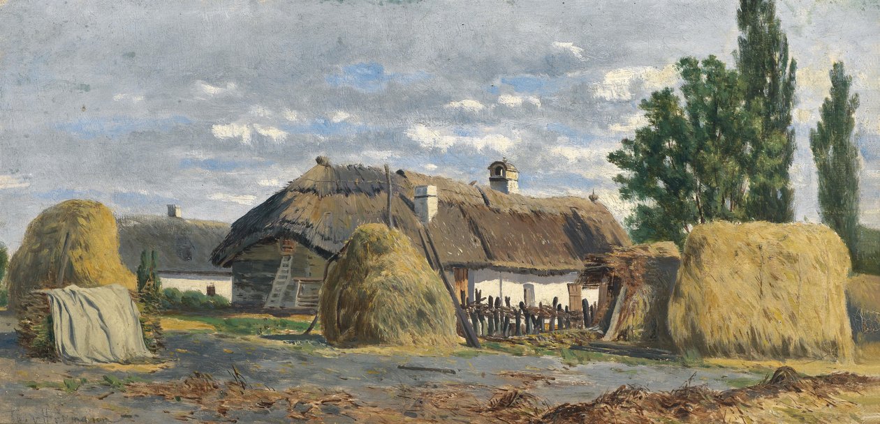 Węgierskie gospodarstwa rolne autorstwa Theodor von Hormann