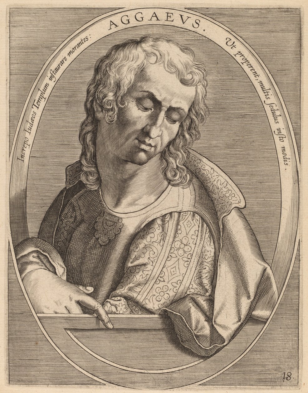 Aggeus autorstwa Theodor Galle after Jan van der Straet