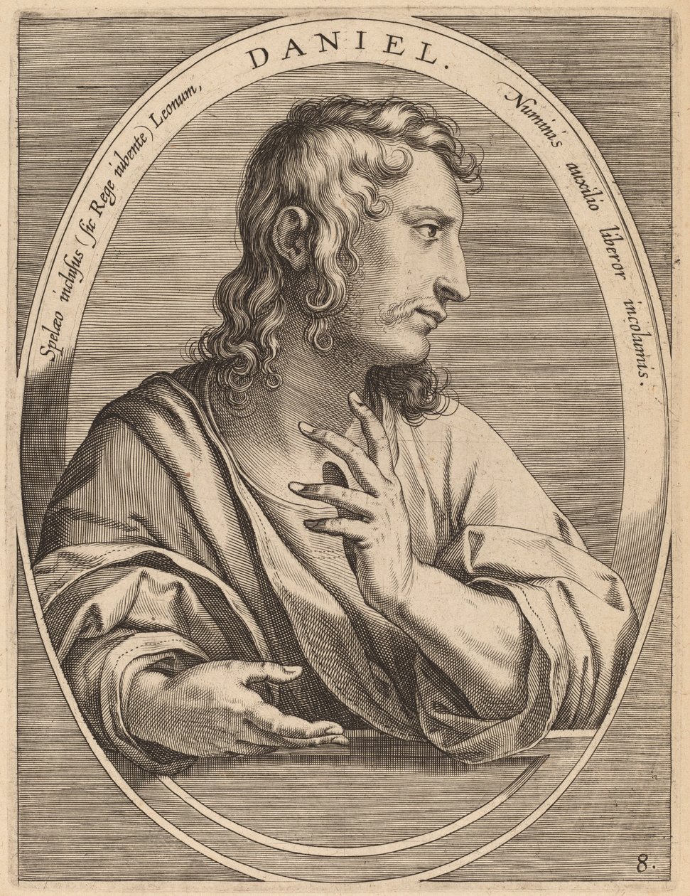 Daniel autorstwa Theodor Galle after Jan van der Straet