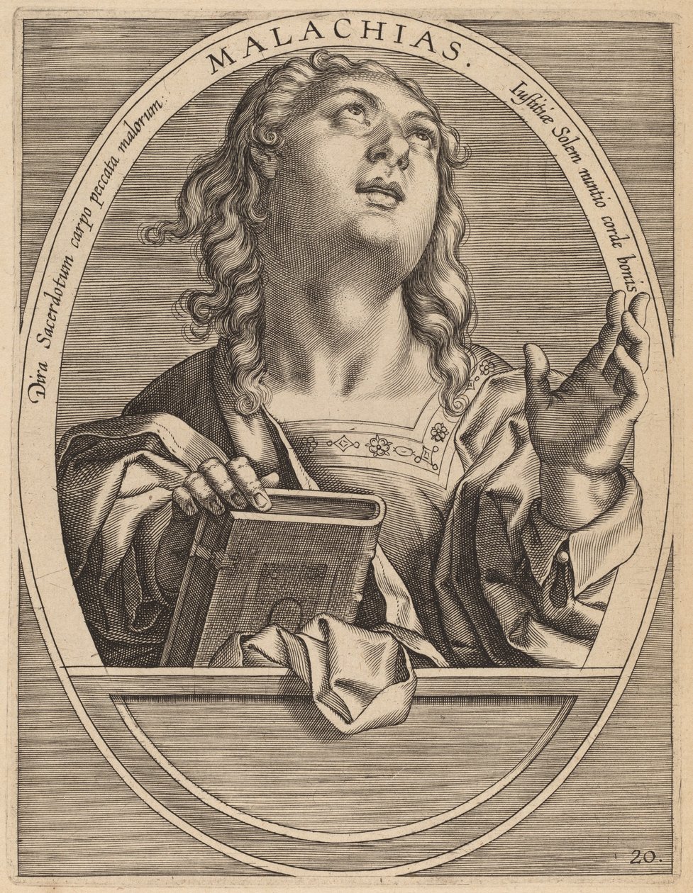 Malachiasze autorstwa Theodor Galle after Jan van der Straet