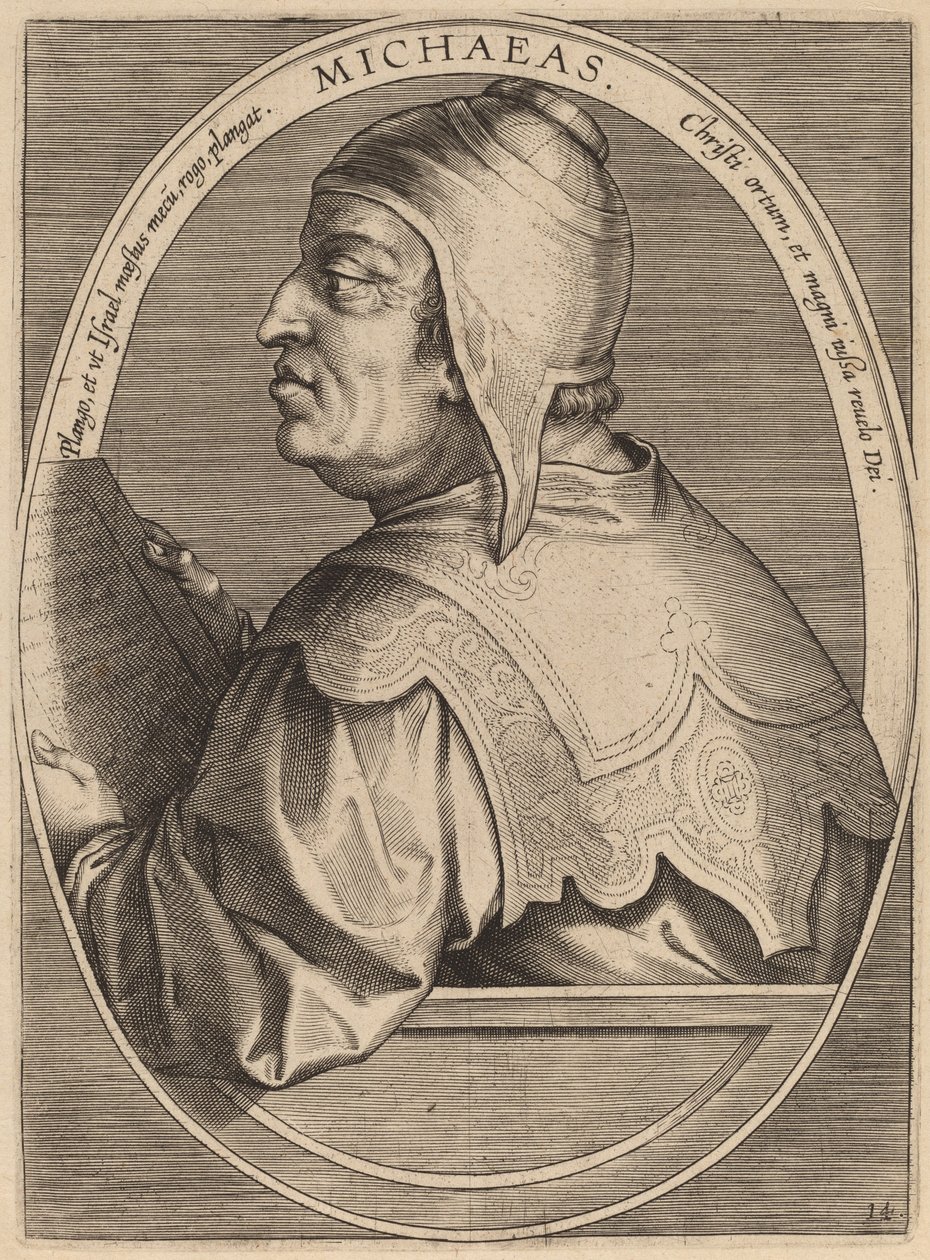 Michała autorstwa Theodor Galle after Jan van der Straet