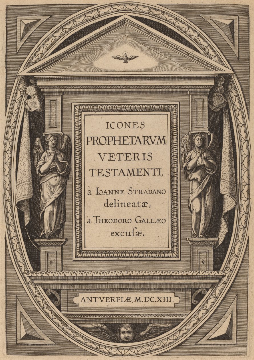 Strona tytułowa autorstwa Theodor Galle after Jan van der Straet