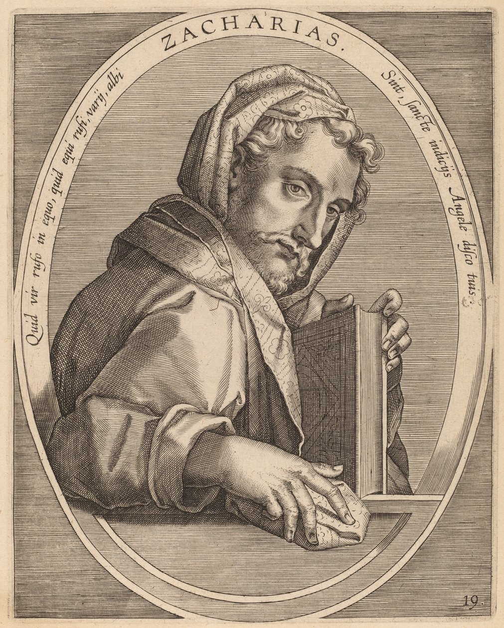 Zaccarias autorstwa Theodor Galle after Jan van der Straet