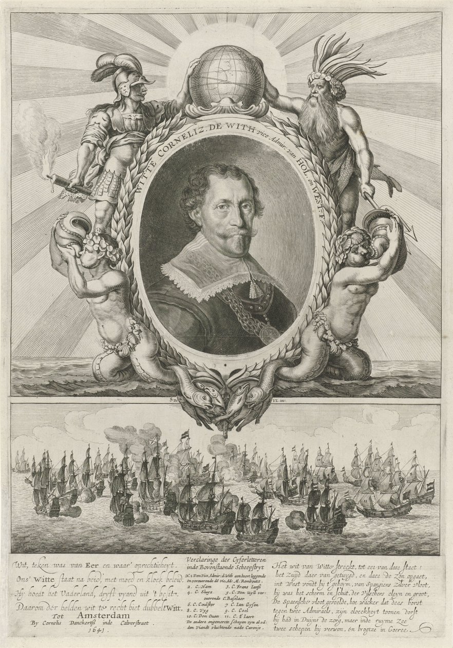 Portret Witte Cornelisz. de Witha autorstwa Theodor Matham