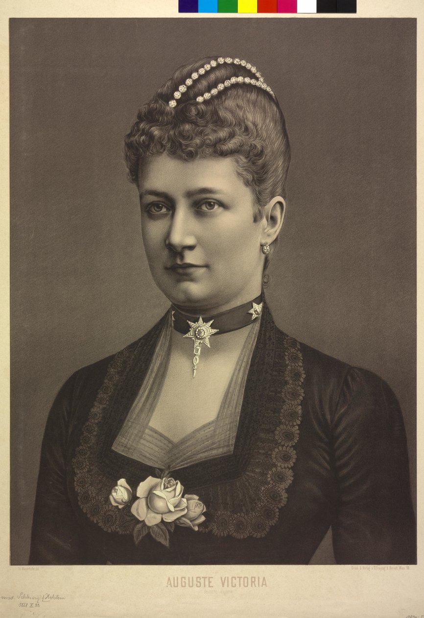 Augusta Wiktoria Cesarzowa niemiecka autorstwa Theodor Mayerhofer