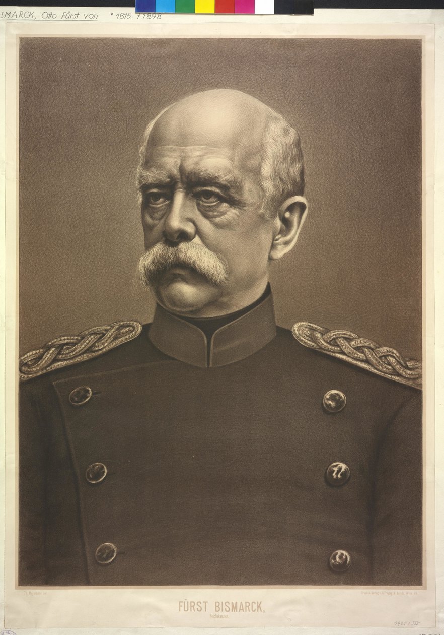 Kanclerz Rzeszy hrabia Bismarck autorstwa Theodor Mayerhofer