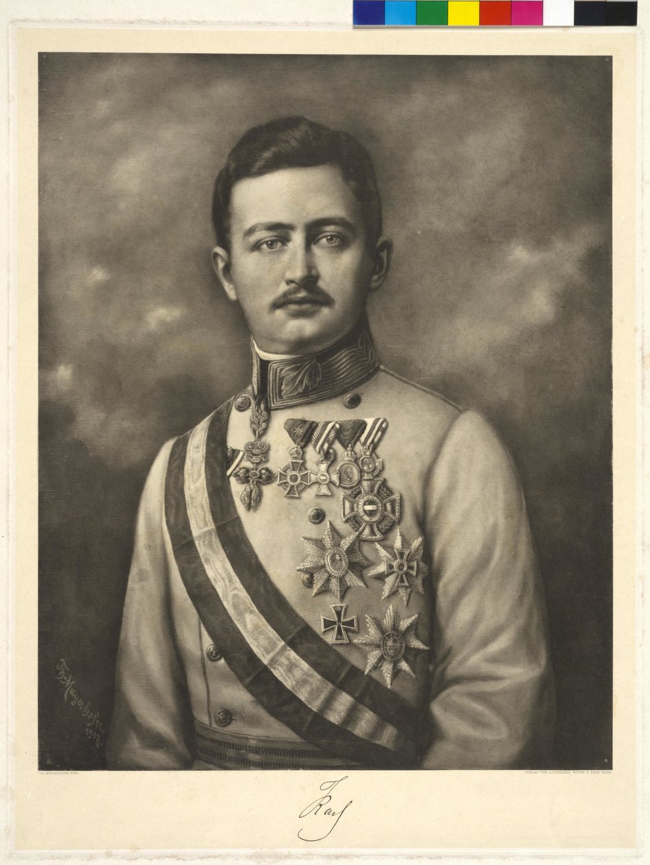 Cesarz Austrii Karol I autorstwa Theodor Mayerhofer