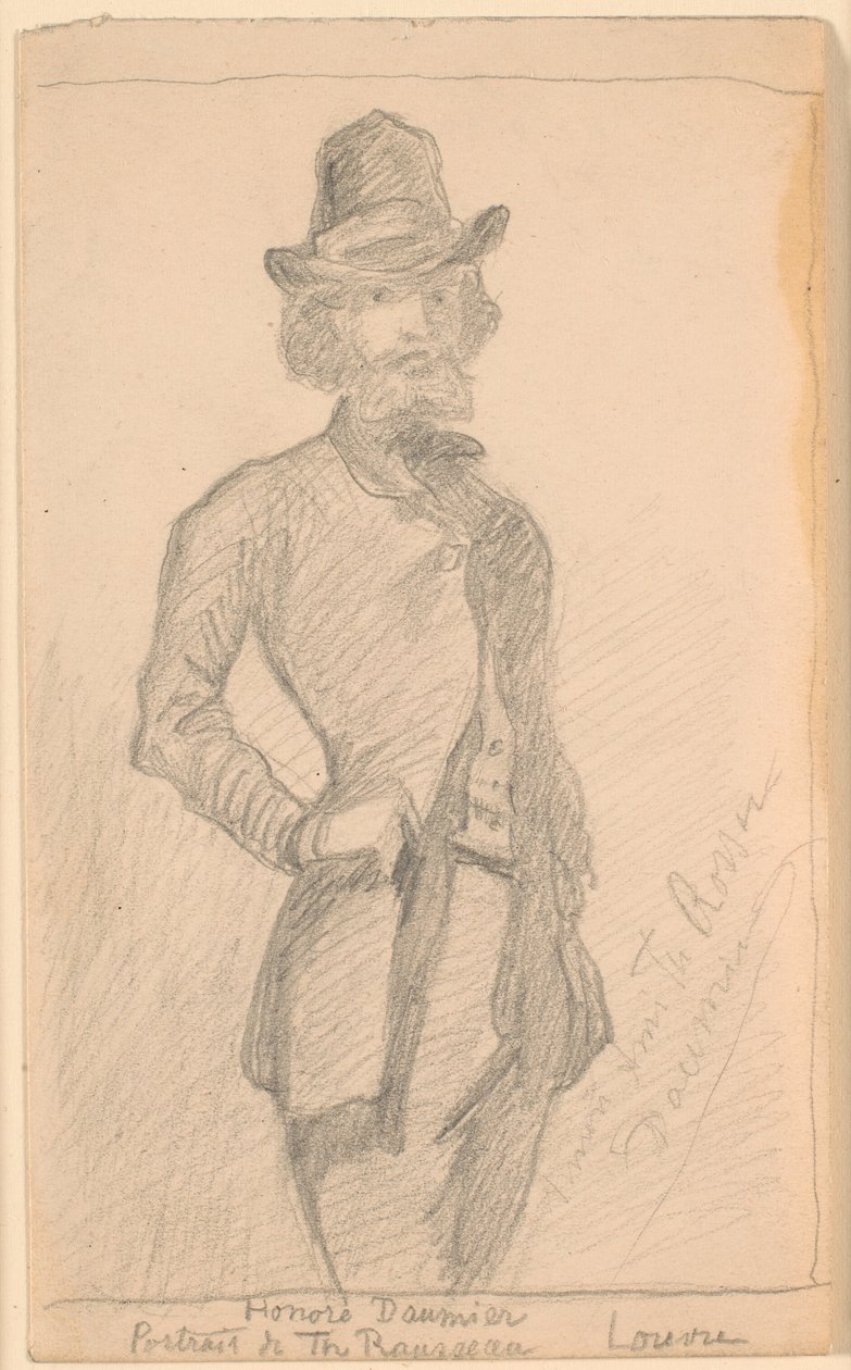 Kopia obrazu H. Daumiera autorstwa Th. Rousseau w Luwrze autorstwa Theodor Philipsen