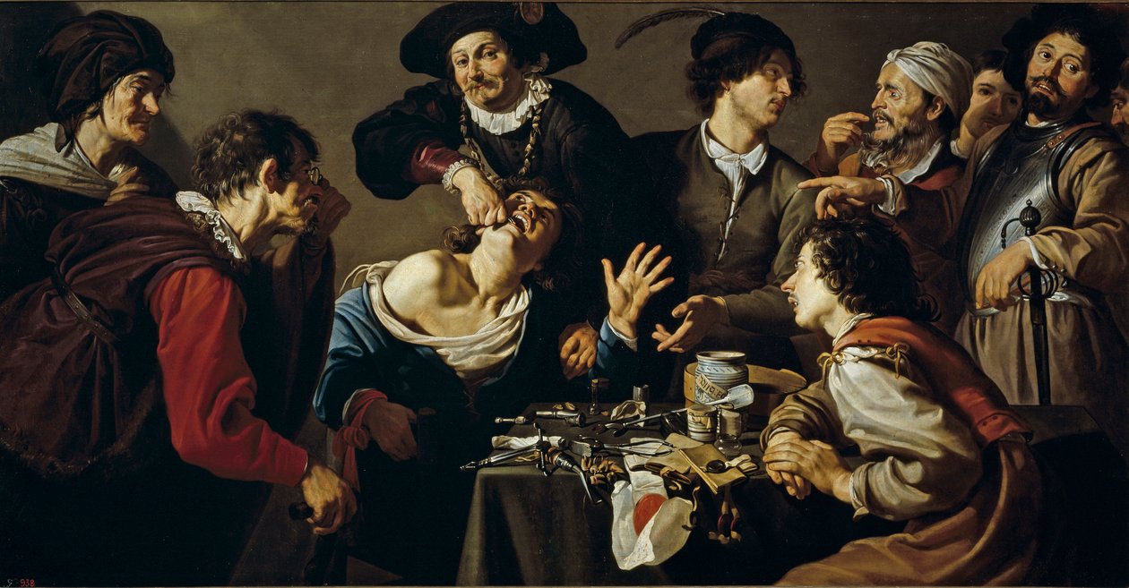 Le charlatan - Szalak par Theodore Rombouts (1597-1637) autorstwa Theodor Rombouts