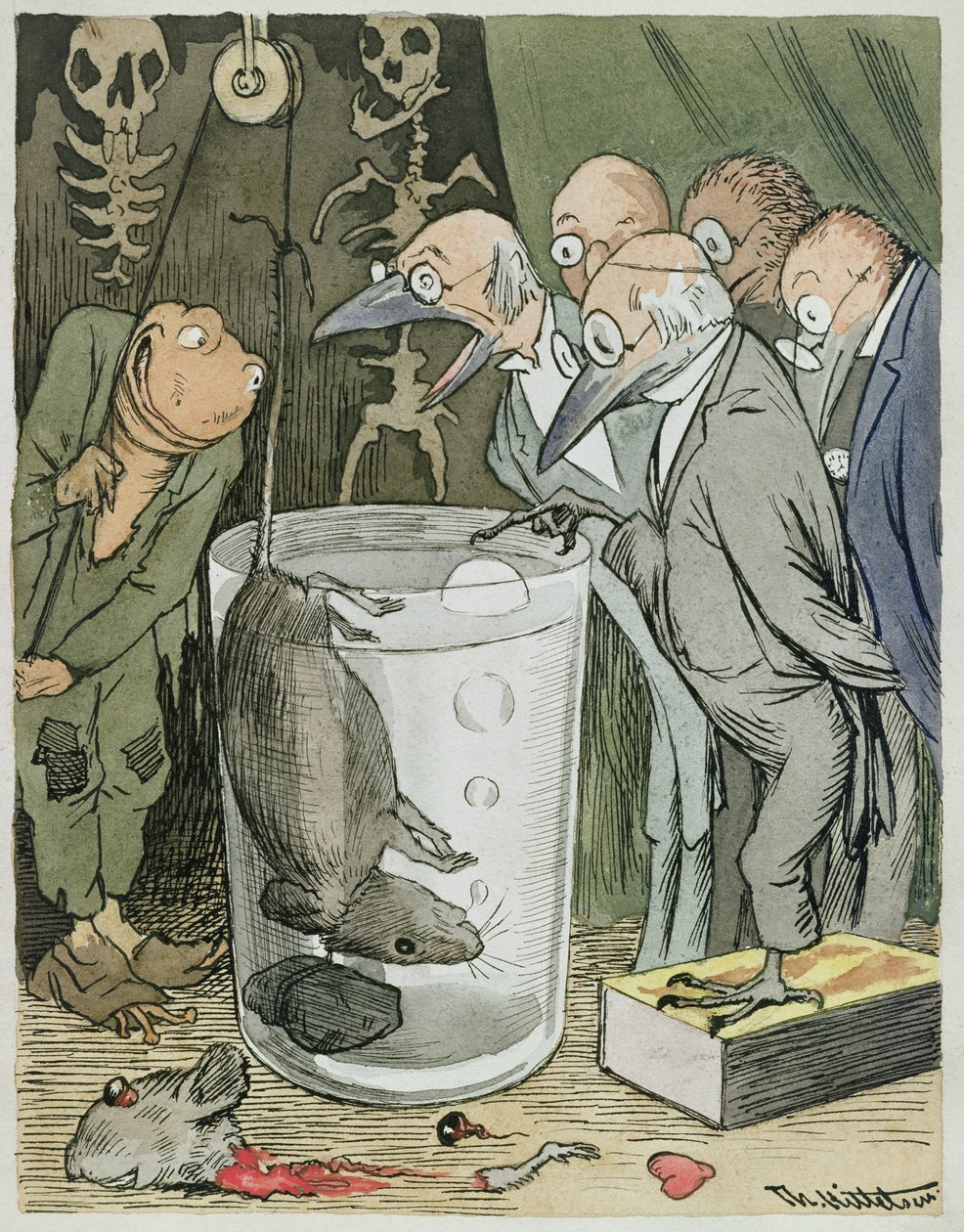 Eksperyment naukowy doktora autorstwa Theodor Kittelsen