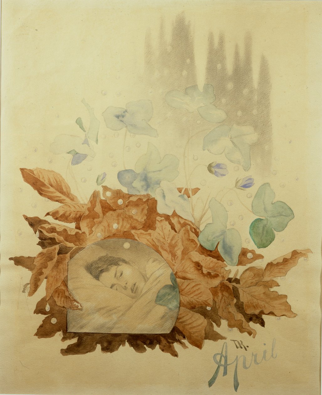 Kwiecień autorstwa Theodor Kittelsen