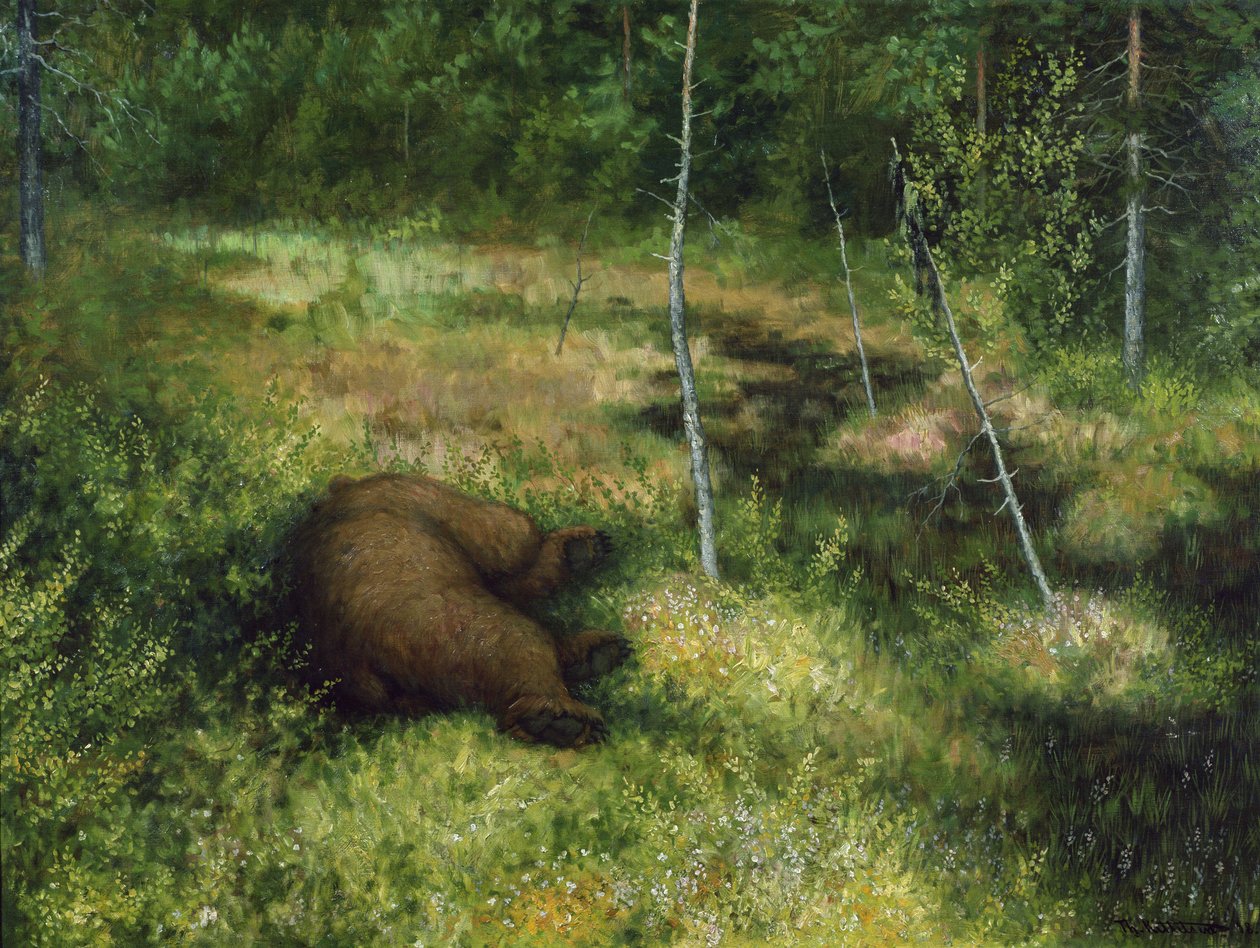 goły okaziciel autorstwa Theodor Kittelsen