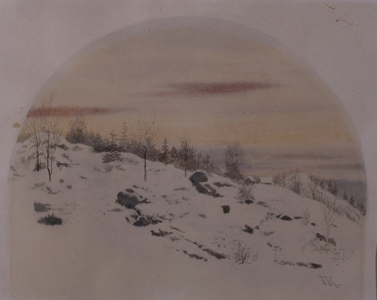 Luty autorstwa Theodor Kittelsen
