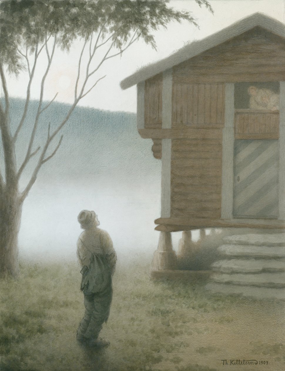 Dziewczyny, otwórzcie drzwi autorstwa Theodor Kittelsen