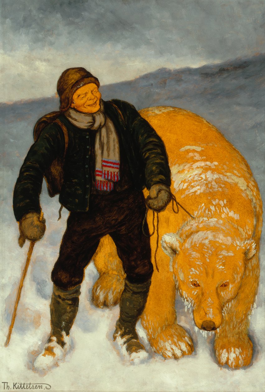 Kjetta w Dover autorstwa Theodor Kittelsen