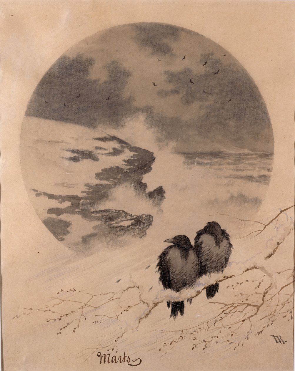 Marsz autorstwa Theodor Kittelsen