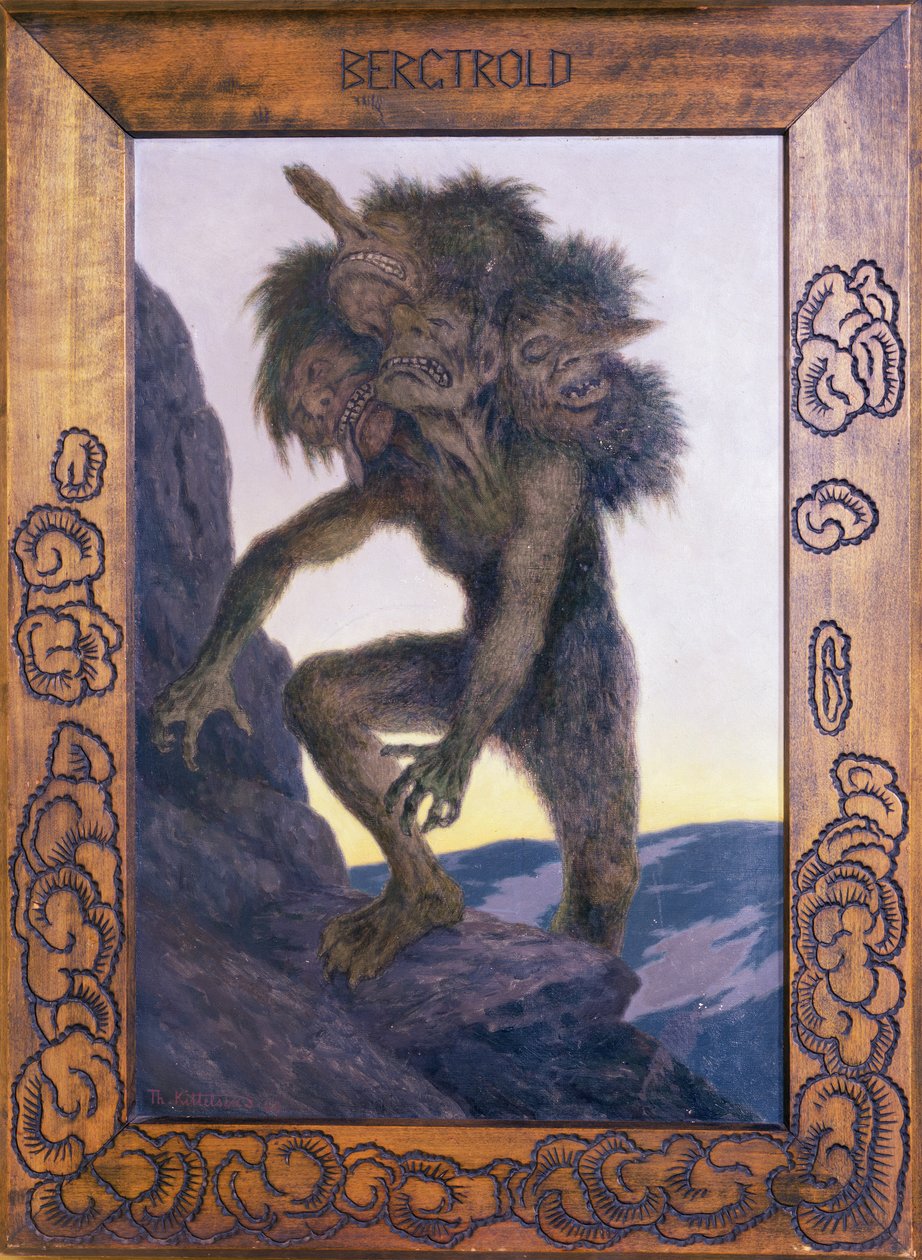 Troll górski autorstwa Theodor Kittelsen