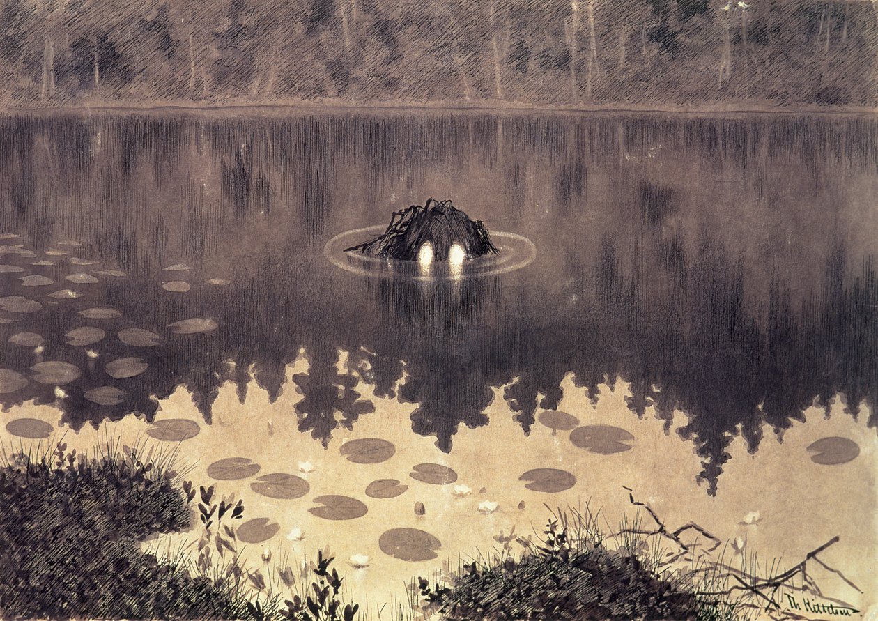krzywki autorstwa Theodor Kittelsen