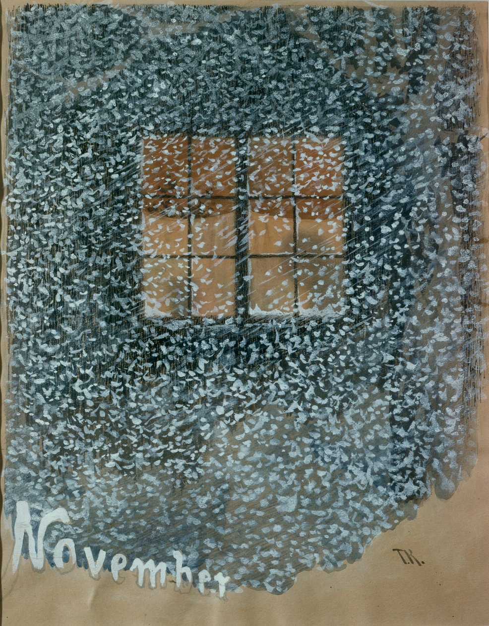 Listopad autorstwa Theodor Kittelsen