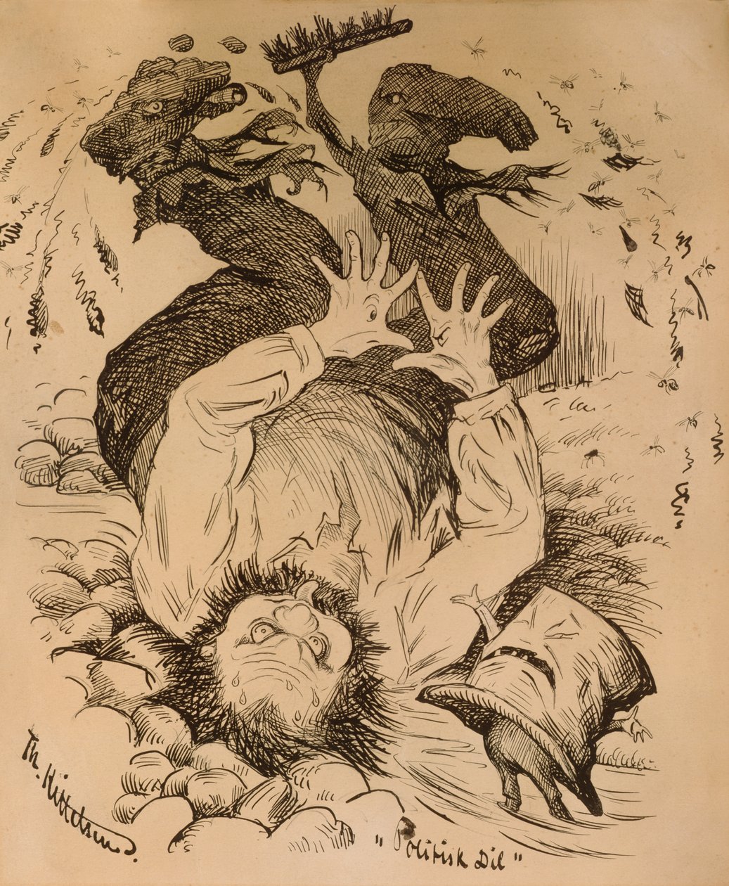 polityczny autorstwa Theodor Kittelsen