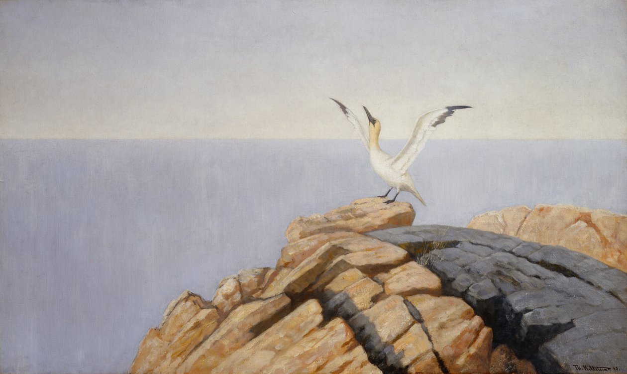 Sola morska autorstwa Theodor Kittelsen