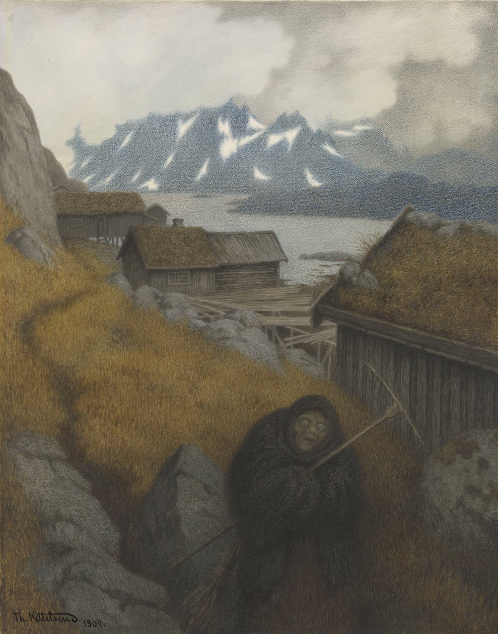 Obejmuje swoim zasięgiem cały kraj autorstwa Theodor Kittelsen