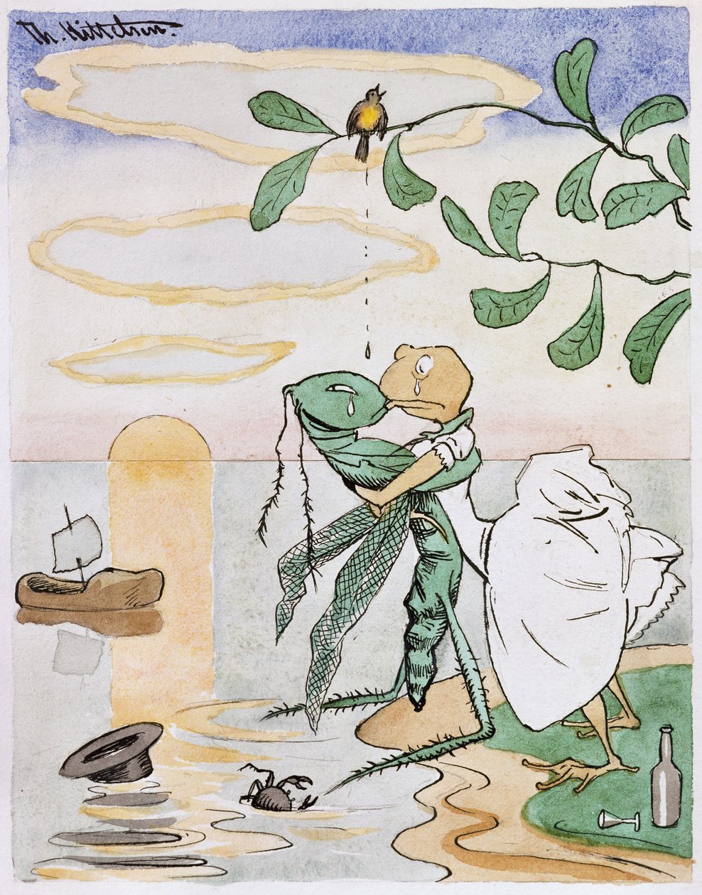Chora miłość autorstwa Theodor Kittelsen