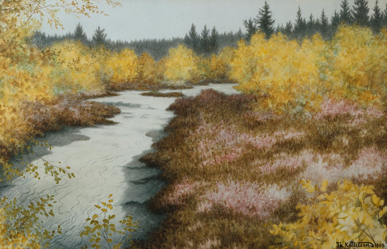 Strumień autorstwa Theodor Kittelsen