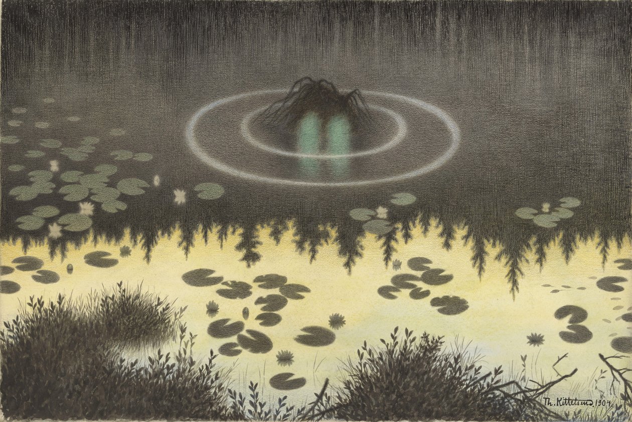 Duch Wody autorstwa Theodor Kittelsen