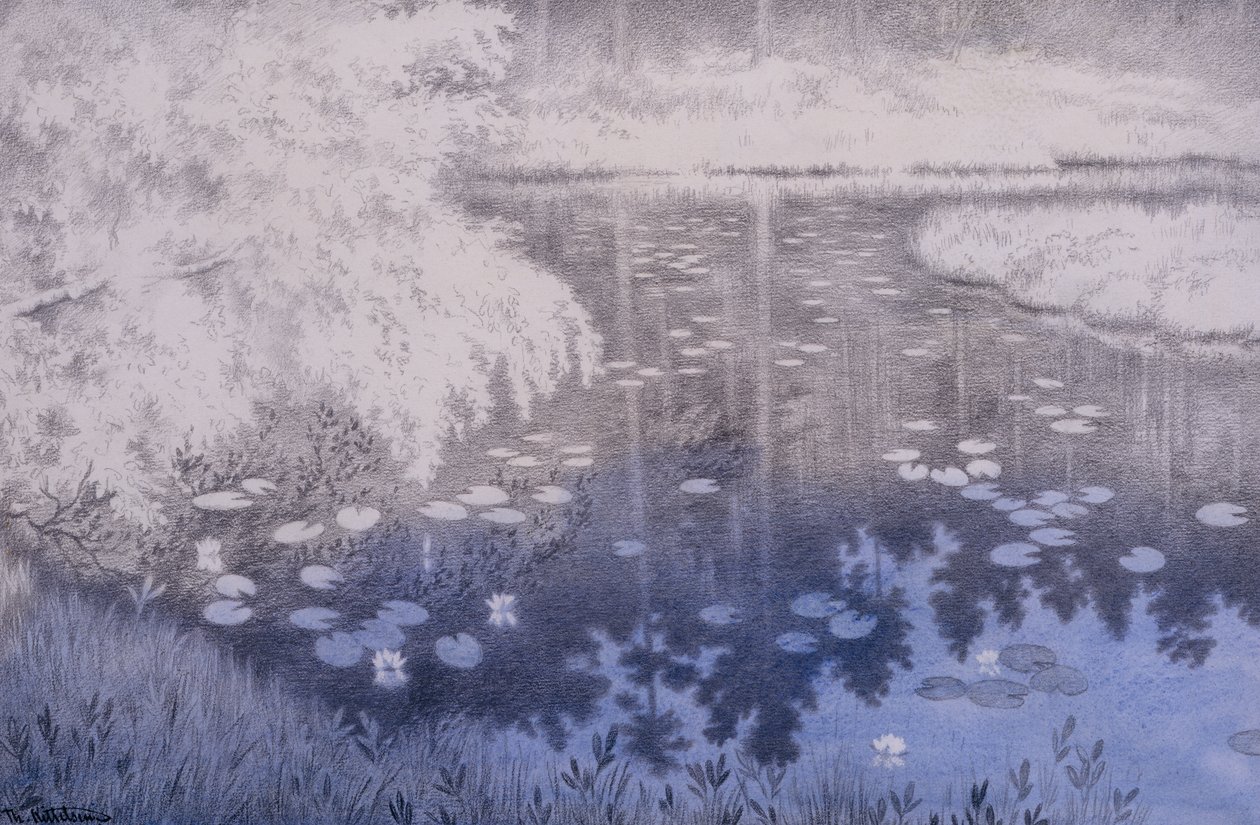 W Svartebudale leży staw autorstwa Theodor Kittelsen