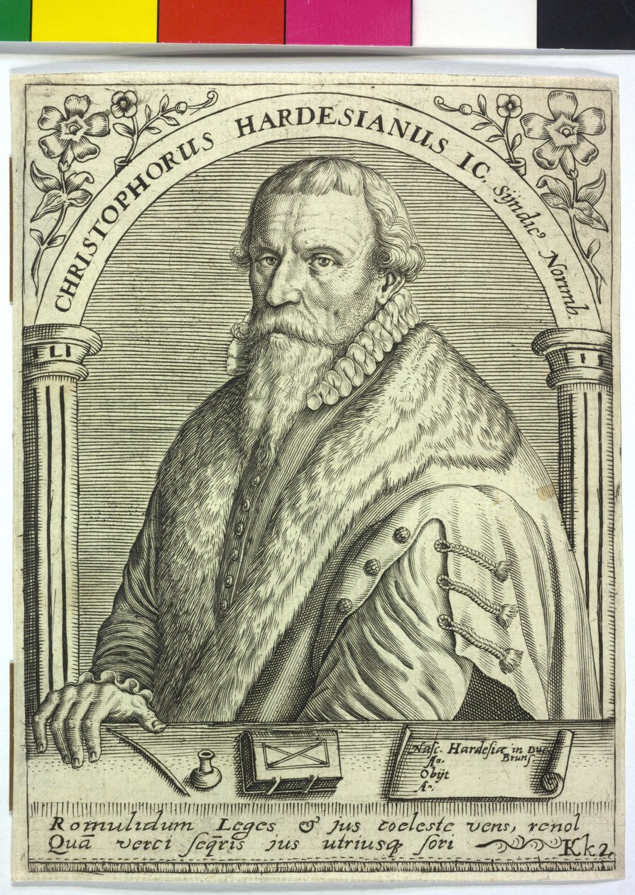 Christoph Hardesheim autorstwa Theodor de Bry