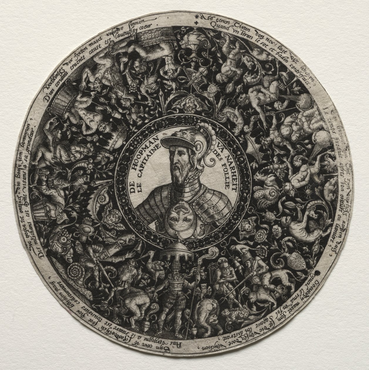 Projekt naczynia z medalionami autorstwa Theodor de Bry