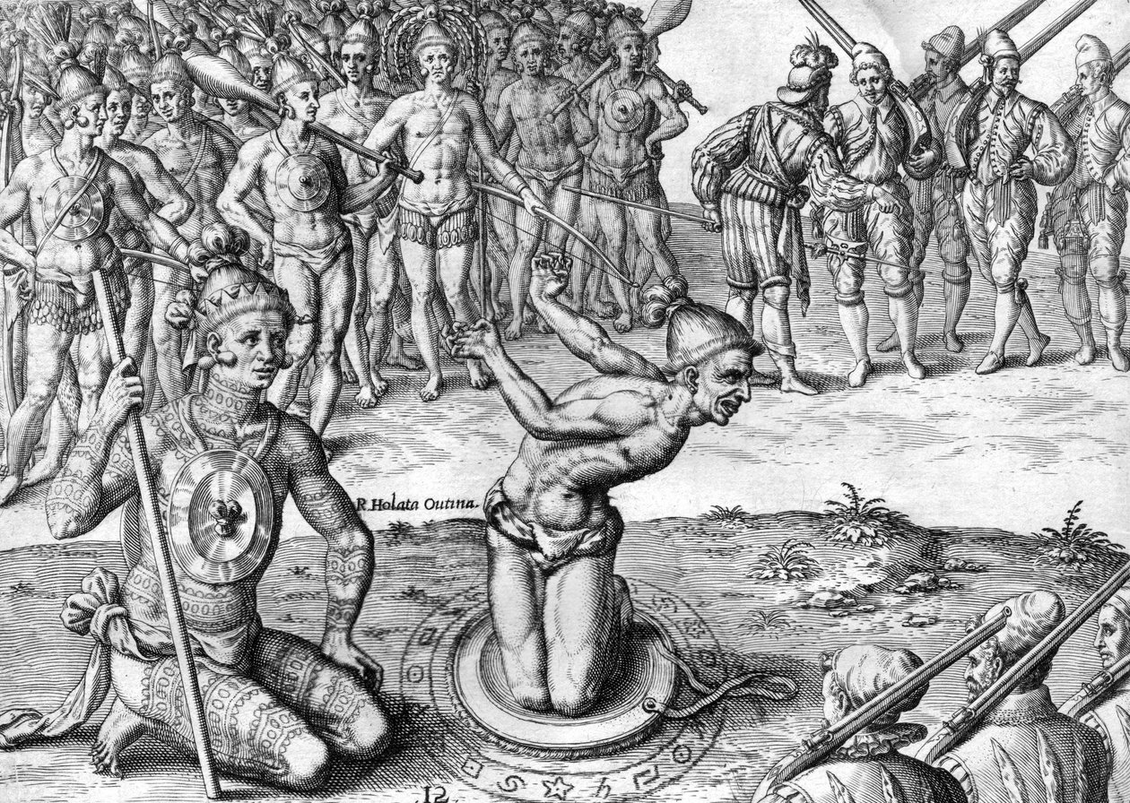 Indyjscy kucharze śliwki Utina autorstwa Theodor de Bry